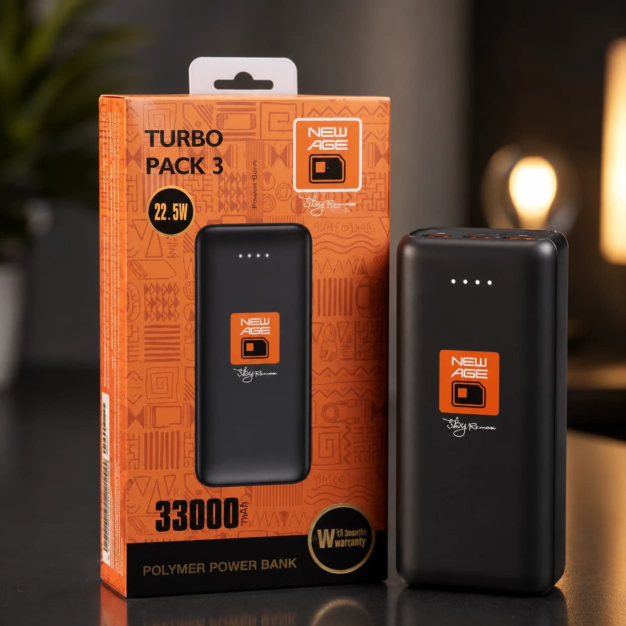 New Age Turbo Pack 3 33,000mAh Power Bank